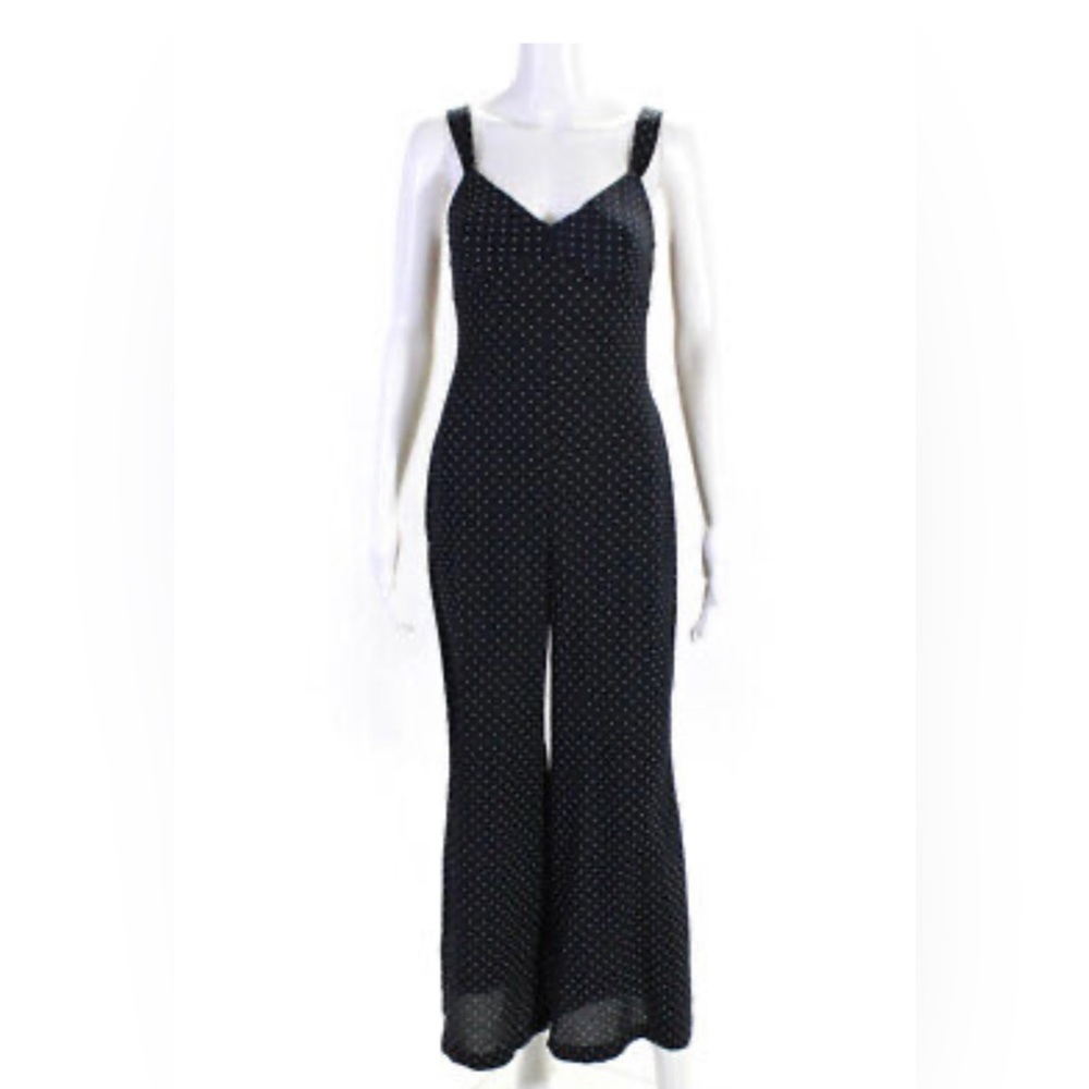 Bailey 44 navy polka dot jumpsuit ( culotte)